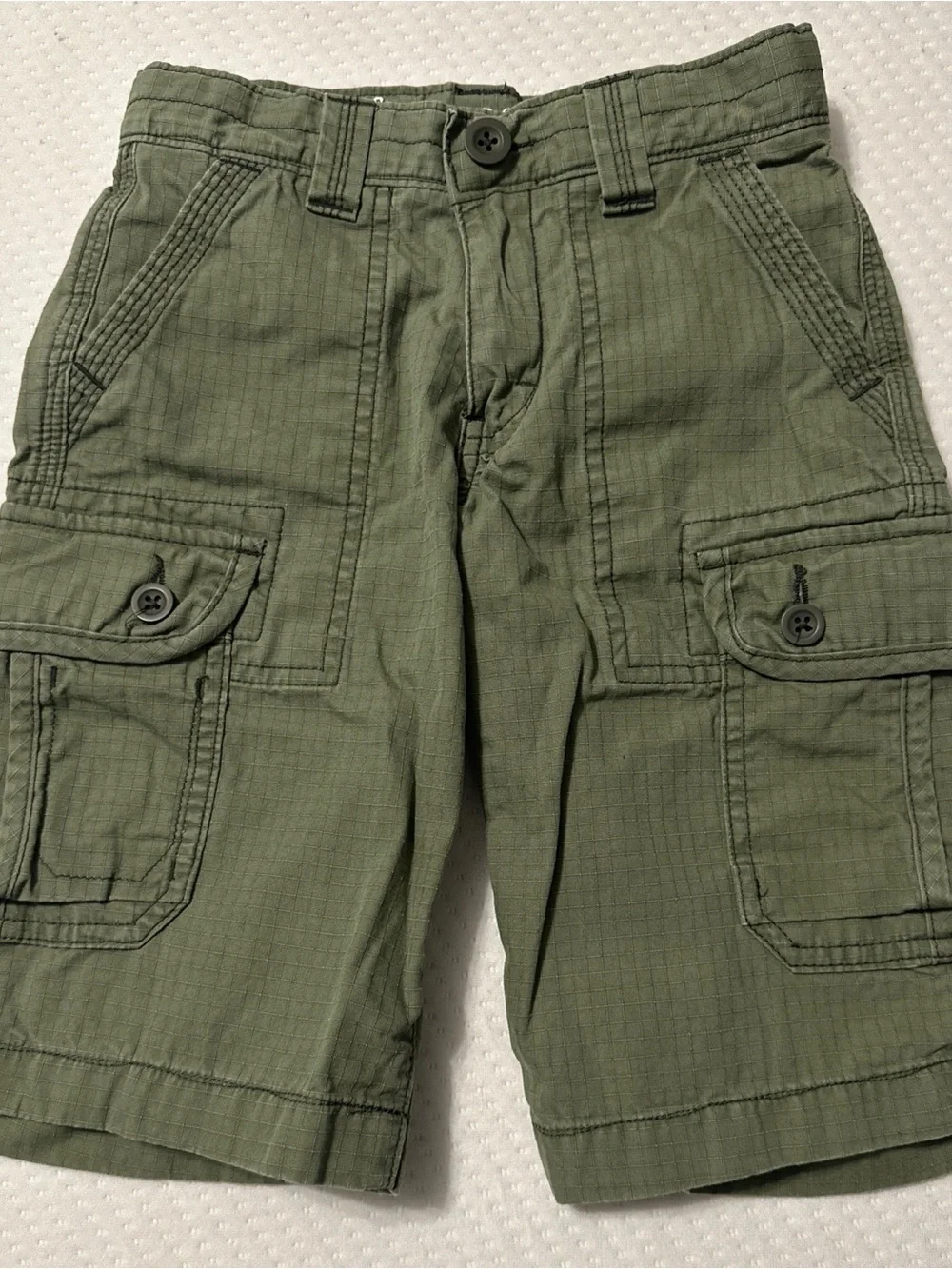 Lands' End Olive Green Cargo Shorts for Kids